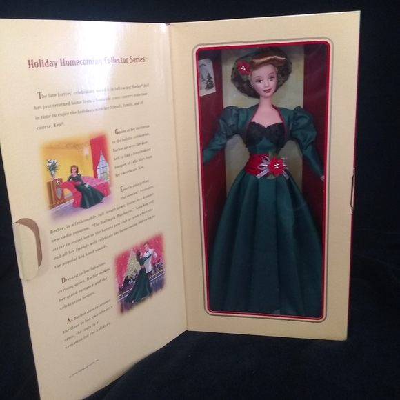 Mattel Barbie 2fer Holiday Rare Vintage Barbie special 1995 Ed., & 1998 Ed. NIB - Picture 6 of 8